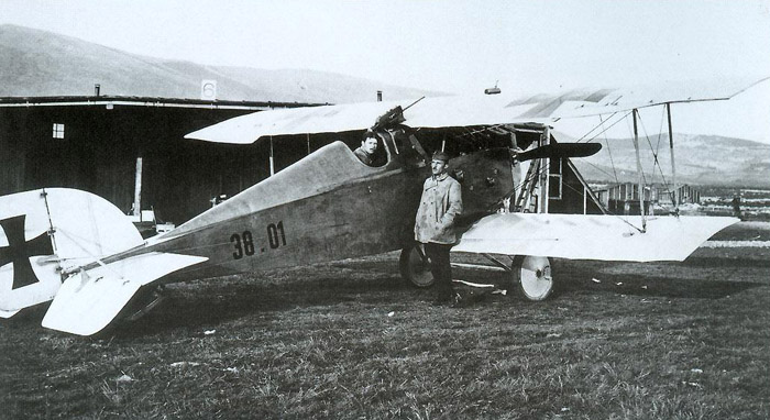 The Aviatik D.I piloted by Karl Sabeditsch