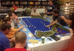 One of the Sails of Glory sessions at Hurricon 2013.