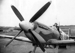 The British fighter Spitfire Mk.IX.