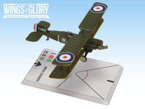 The miniature of the Bristol F.2B Fighter used by Harvey and Waight.