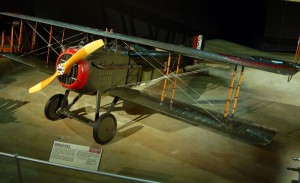 SPAD VII at the National Museum of the United States Air Force. (U.S. Air Force photo)