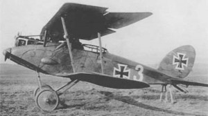 The Halberstadt CL.II and his rear observer/gunner position.