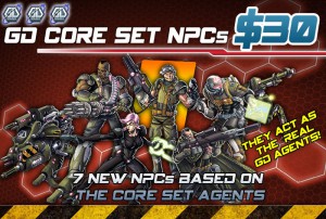 GD Core Set NPCs option allows to use the agents  from the Core Set as NPCs.