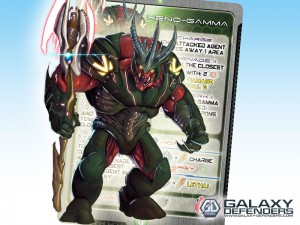 Xeno-Gamma, a race of warriors with energy battle axes that can cut through anything. 