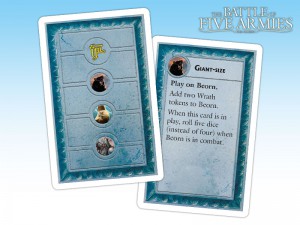 Fate cards introduce special events in the game related to the concept of Fate.