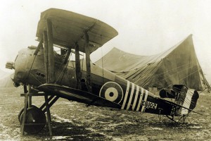 The Sopwith Snipe piloted by Barker after the action of 27 October 1918.
