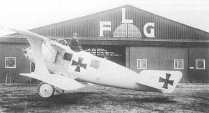 A Roland C.II close to the hangar.