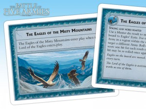 The Eagles of the Misty Mountains arrival is one of the events activated by the Fate Track.” from the beginning of the game.