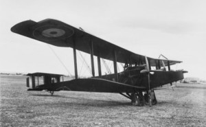 The Handley-Page 0/400 used by the Australian Flying Corps.