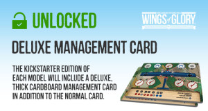 New stretch goal unlocked: a cardboard management card.