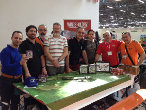 Players after the WW2 battle on the first day of Carrara Show.