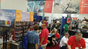 A view of Ares' booth at Origins 2015.