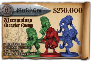 Werewolves, to be unlocked at $230,000 pledged.