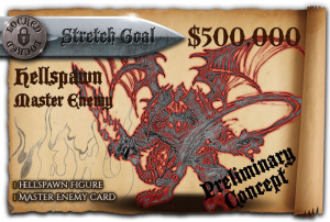 Hellspam Master Enemy, the final stretch goal of S&S campaign on Kickstarter.