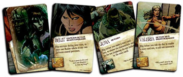 Companion cards: important side characters in Conan's stories help and support him in the game.