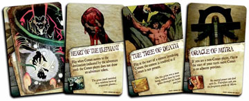 Legendary cards represent some of the most famous magical items encountered by Conan. 