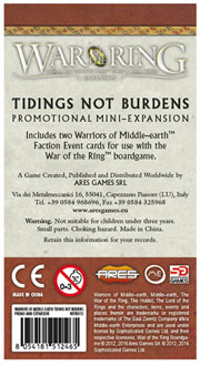 Cover card of the promotional mini-expansion available with pre-orders of Warriors of Middle-earth.