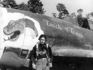 Lt.Mohrle and his P-47, "Touch of Texas."