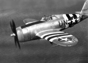 The P-47D 42-26057 piloted by Lt. Elwood D Raymond.