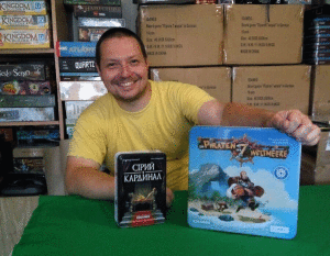 Oleg Sidorenk, with the games "Pirates of the 7 Seas" and "Behind the Throne".