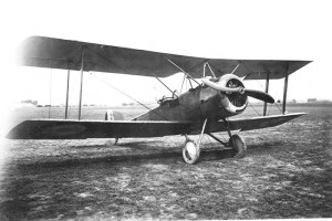 The Sopwith Strutter 1 1/2 on the field.
