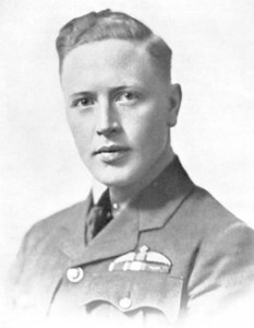 A portrait of the Canadian pilot.