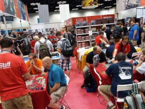 Ares Games' booth at Gen Con 50.