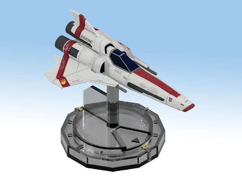 Battlestar Galactica Starship Battles vaisseau spatial PK Viper Mk-Vii Pegasus/veteran 