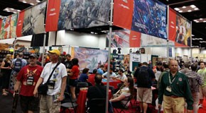 Ares Games' booth at Gen Con Indy 2015