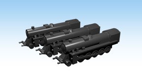 Race to Moscow - Larger Locomotive Miniatures