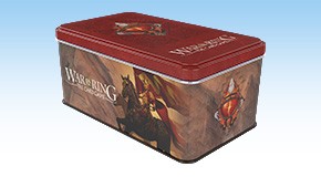 War of the Ring The Card Game - Shadow Card Box and Sleeves (Red Bannerman version)