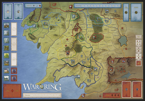 War Of The Ring Playtesting Notes Part 3 Gameboard Changes Shall
