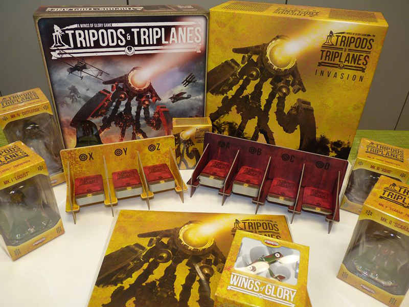Innecesario Cerdo oficial Tripods & Triplanes: production in the homestretch, invaders spotted! «  Ares Games